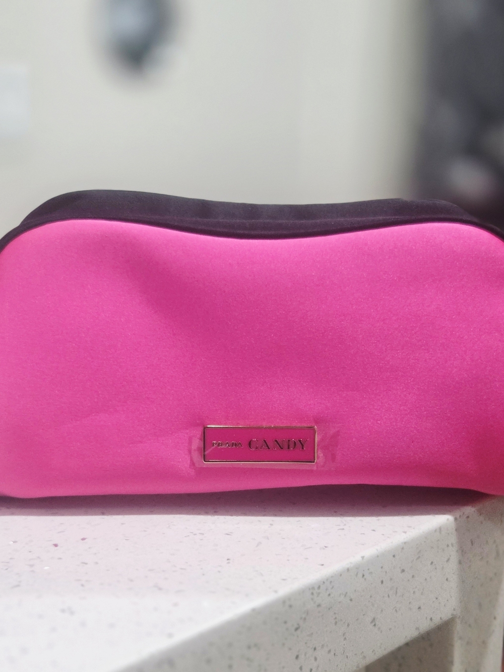 PRADA CANDY Bright Pink Women's Cosmetic Pouch